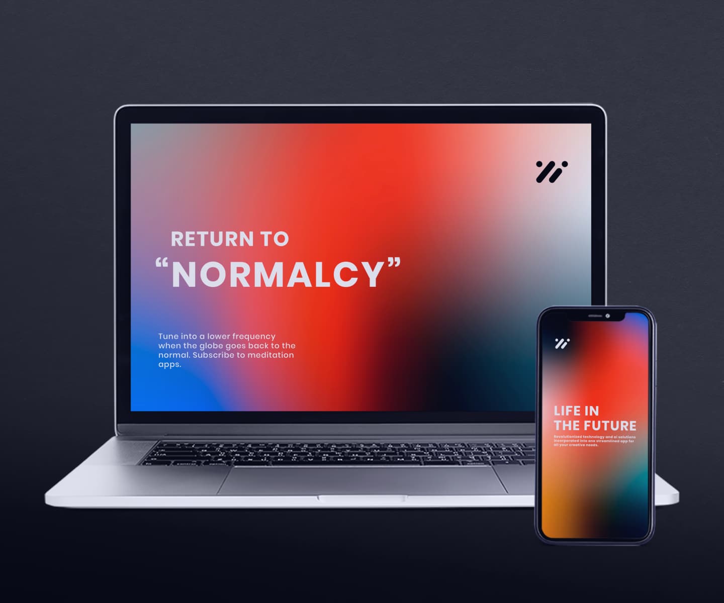 Return to normalcy, on laptop and smartphone
