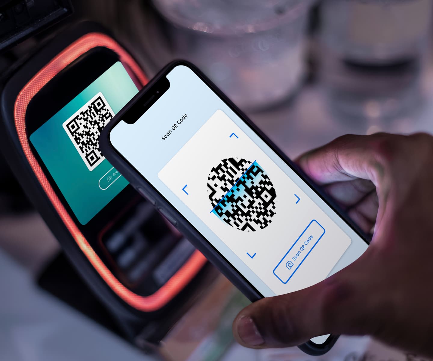 Proceeding transaction with mobile's NFC feature